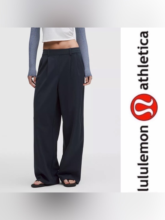 lululemon athletica Pants - lululemon athletica Wide Leg Pants in Black